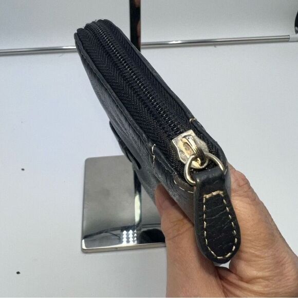 Tignanello Vintage navy Buttery Leather Long Zip around Wallet - Picture 2 of 6